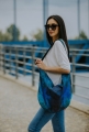 Duża turkusowa torba Zieliński Bags