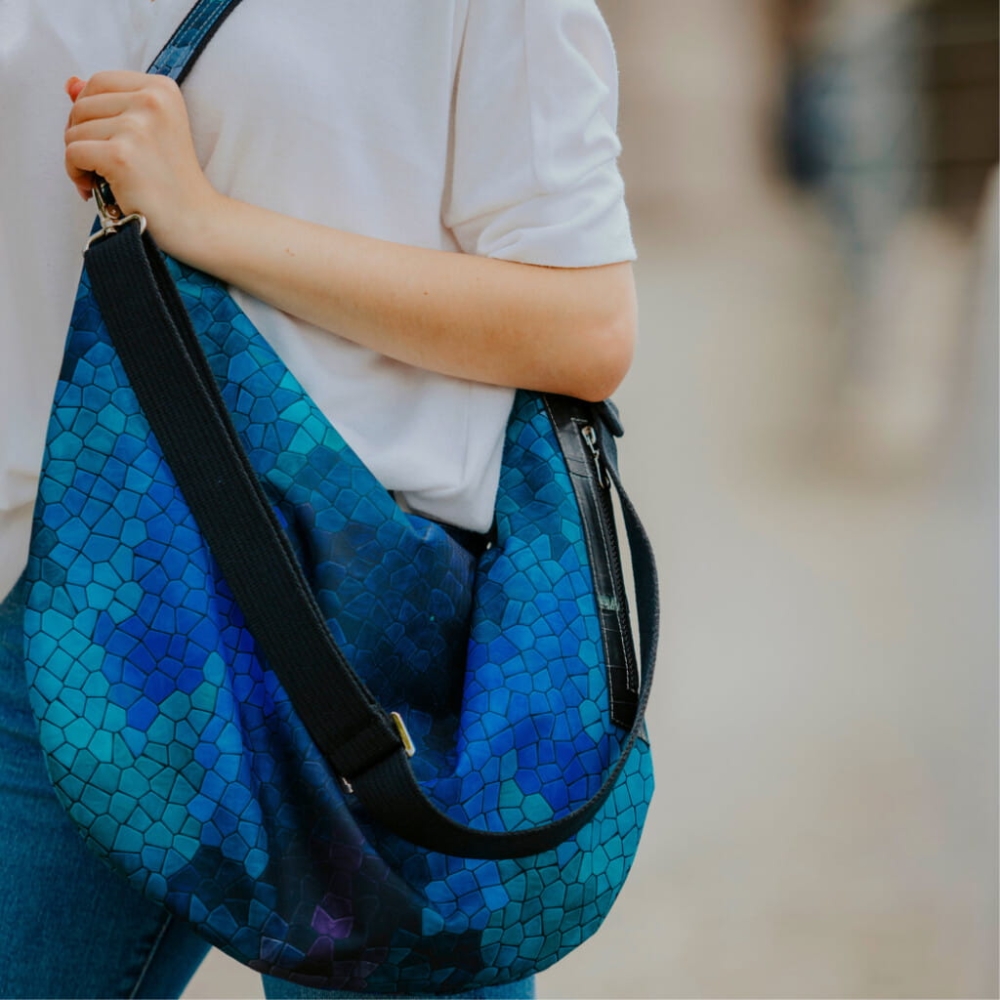 Niebieska torba miejska Zieliński Bags