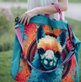 Duża torba z alpaką Zieliński Bags