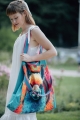 Duża torba z alpaką Zieliński Bags