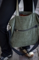 Duża zielona torba miejska Zieliński Bags