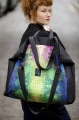 Zielona miejska duża torba Zieliński Bags