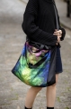 Zielona miejska duża torba Zieliński Bags