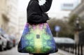 Zielona miejska duża torba Zieliński Bags