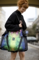Zielona miejska duża torba Zieliński Bags