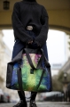 Zielona miejska duża torba Zieliński Bags
